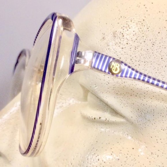 Nino Balli Flair Striped Eyeglass Frames - Picture 3 of 6